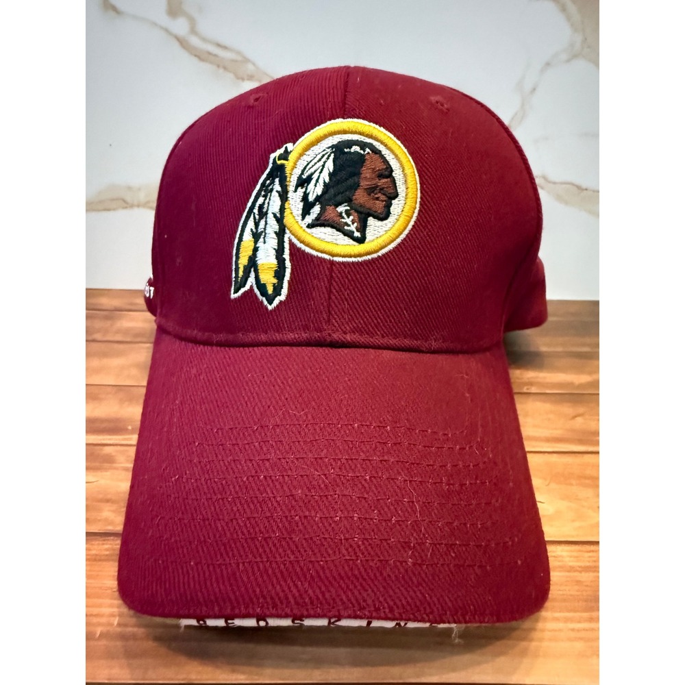 Reebok NFL Washington Redskins Hat Burgundy NFC East Adjustable Cap Vintage Logo